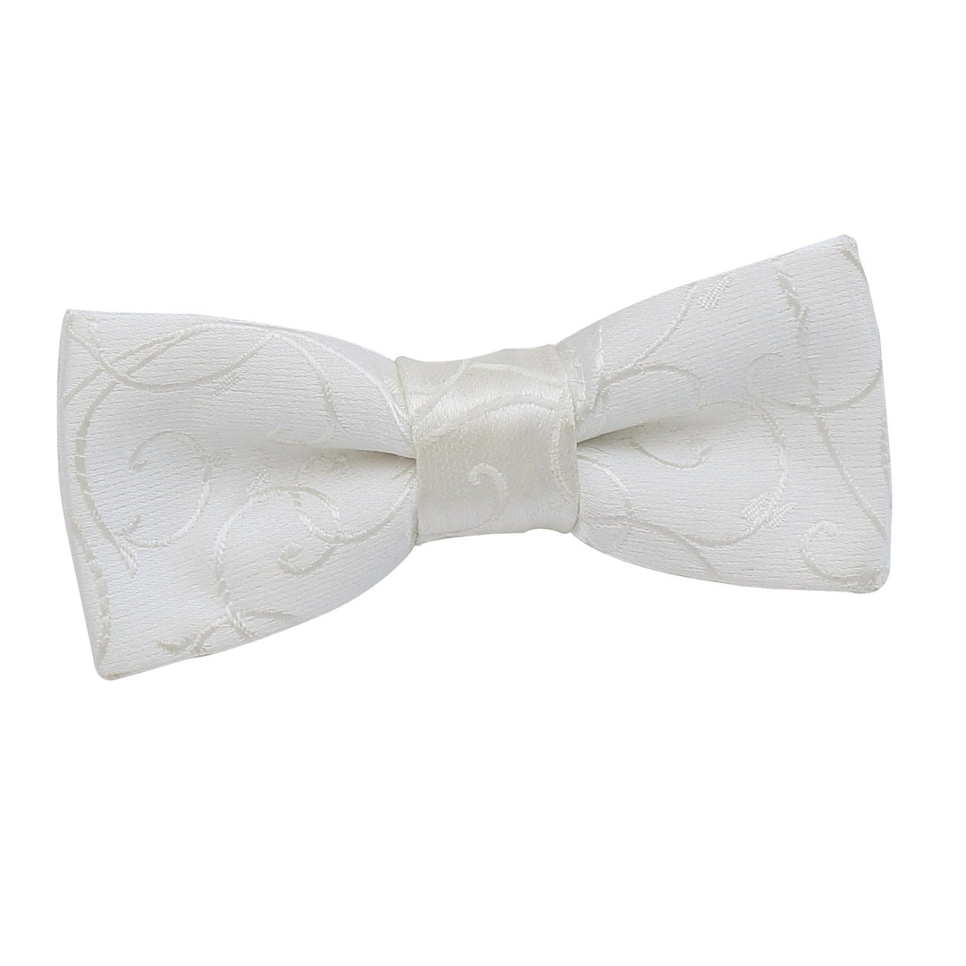 Swirl Pre-Tied Bow Tie - Boys - Black and Green - Well Dapper