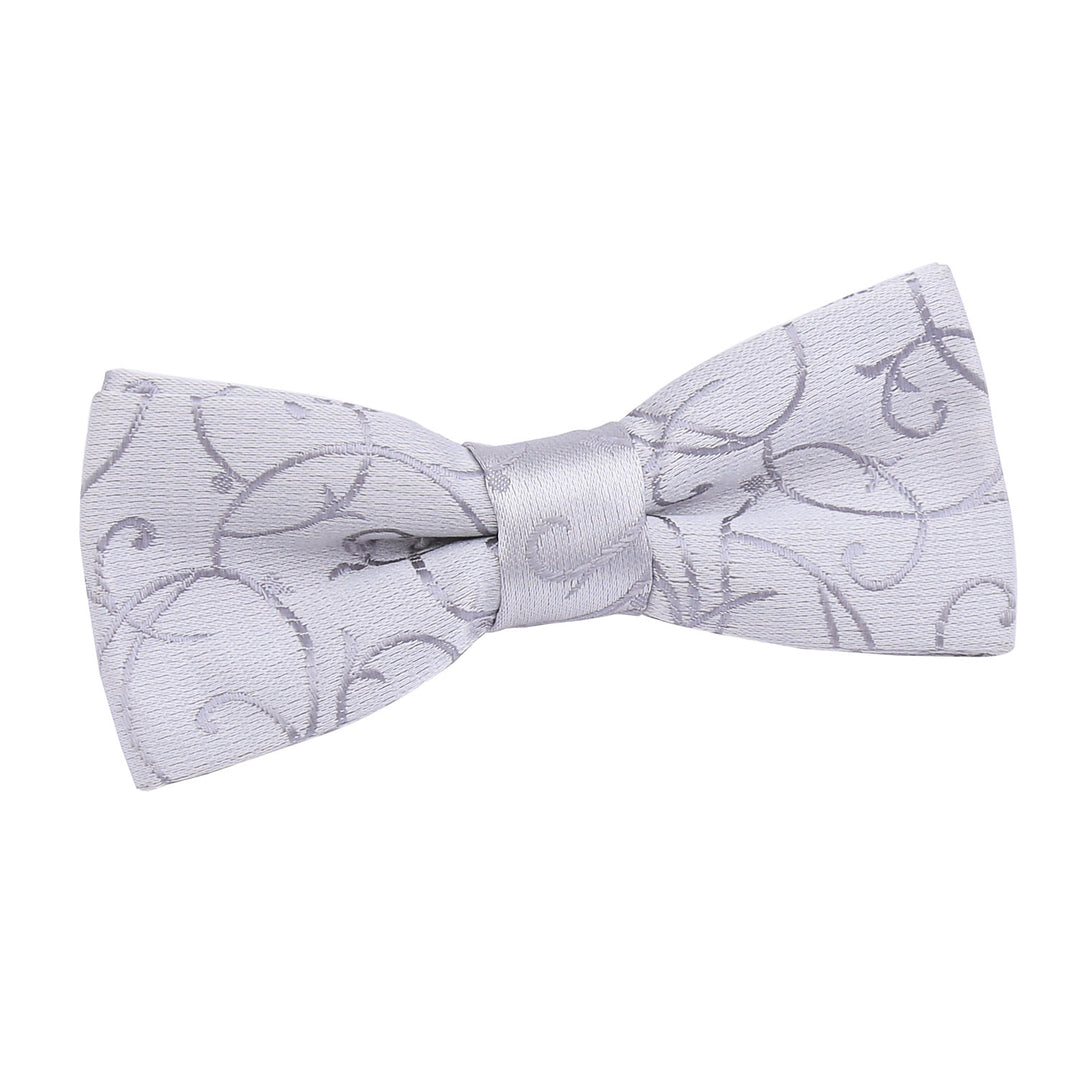 Swirl Pre-Tied Bow Tie - Boys - Black and Green - Well Dapper