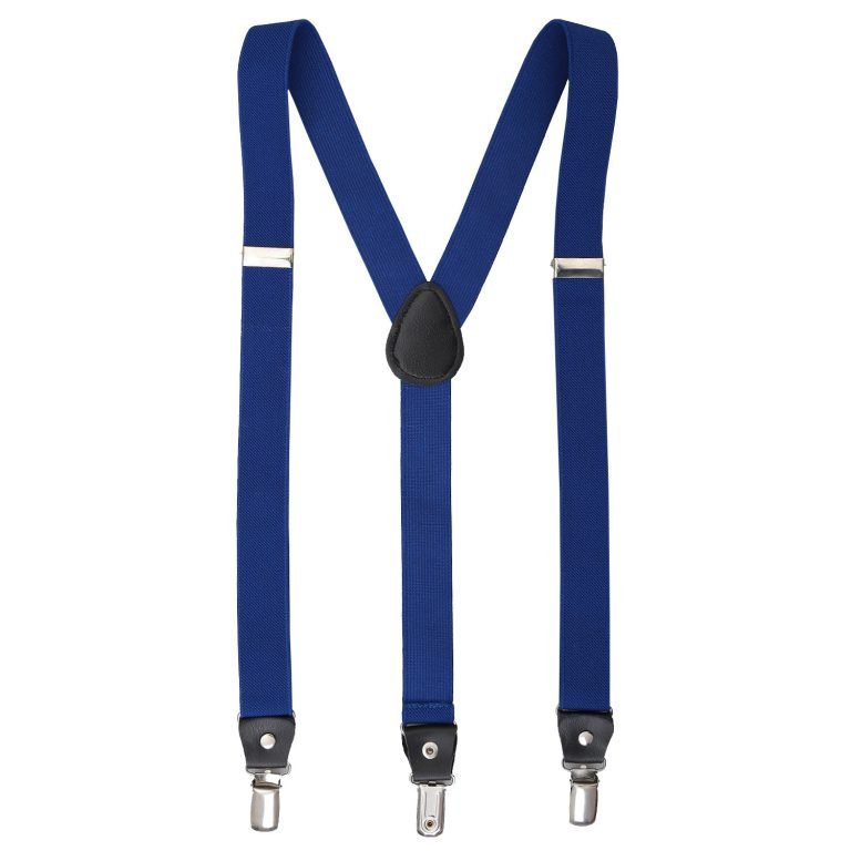 Boys Royal Blue Plain Braces