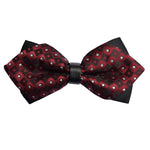 Diamond Tip Pre-Tied Bow Tie - Paisley Dark Gold - Well Dapper