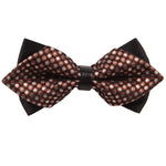 Diamond Tip Pre-Tied Bow Tie - Checkered Red and Black - Well Dapper