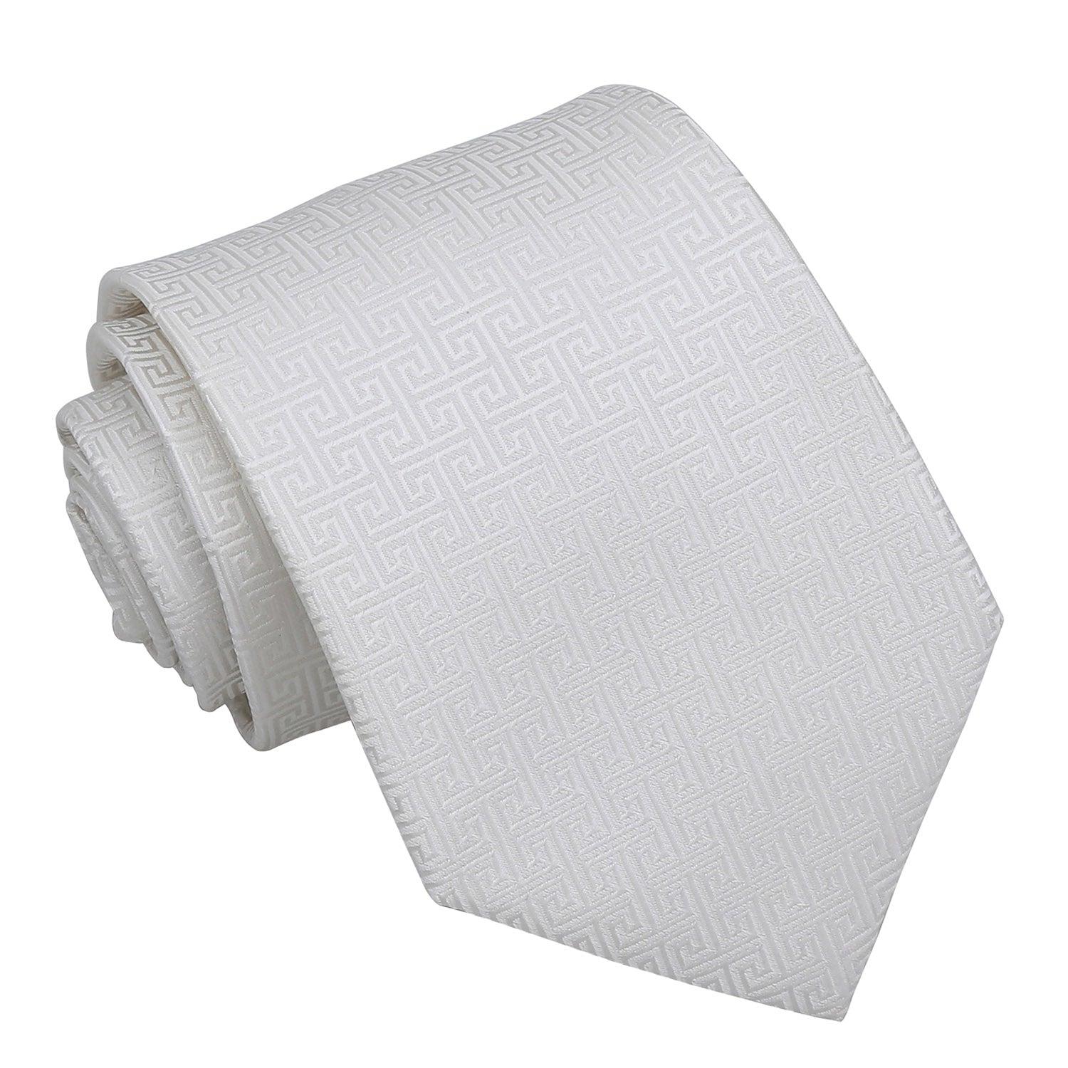Greek Key Classic Tie - Royal Blue - Well Dapper