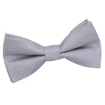 Greek Key Pre-Tied Bow Tie - Royal Blue - Well Dapper