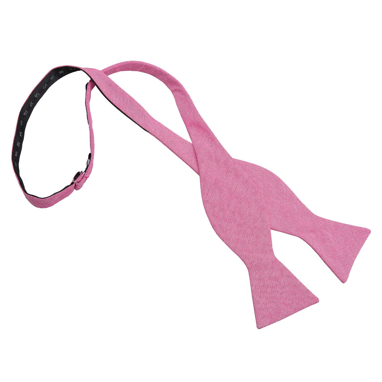Lilac Chambray Cotton Thistle Self Tie Bow Tie