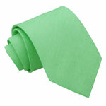 Chambray Cotton Classic Tie - Coral - Well Dapper