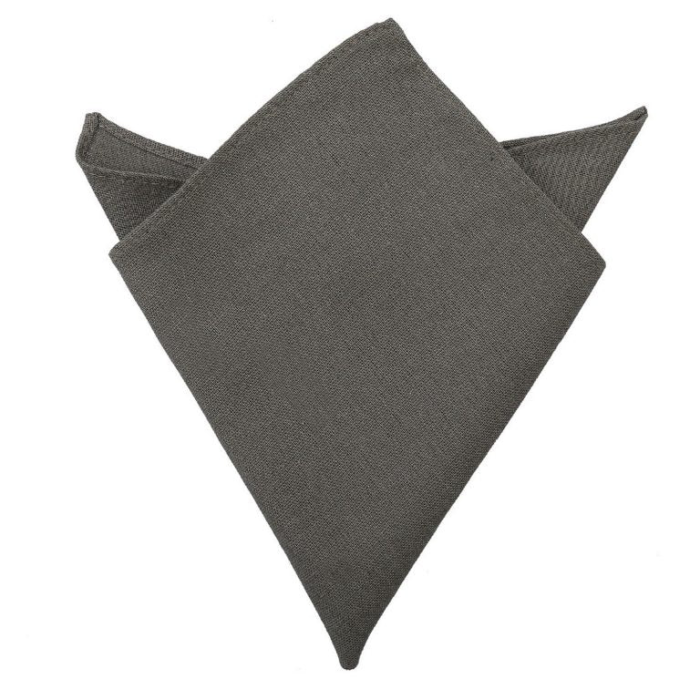 Hopsack Linen Pocket Square - Purple - Well Dapper