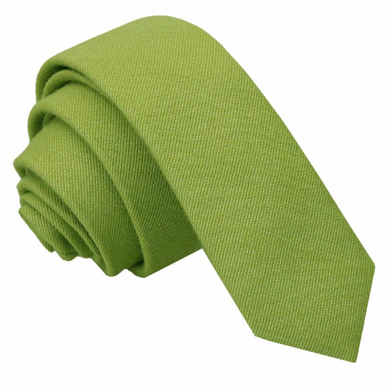 Ottoman Wool Skinny Tie - Watermelon Red - Well Dapper