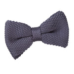 Plain Knitted Pre-Tied Bow Tie - Teal - Well Dapper