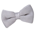 Plain Knitted Pre-Tied Bow Tie - Burnt Orange - Well Dapper