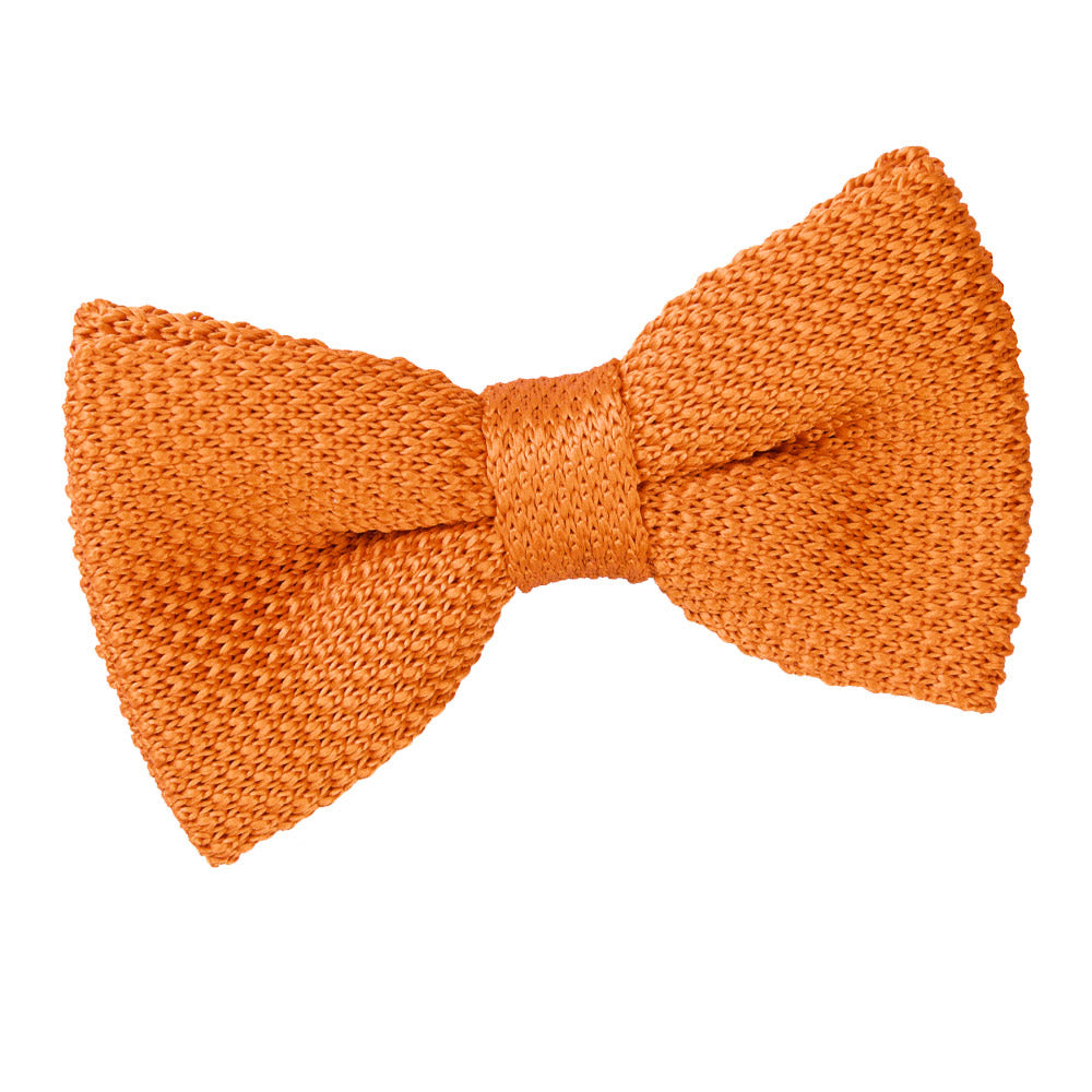 Plain Knitted Pre-Tied Bow Tie - Forest Green - Well Dapper