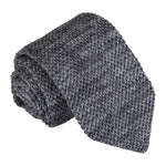 Melange Plain Speckled Knitted Slim Tie - Orange - Well Dapper