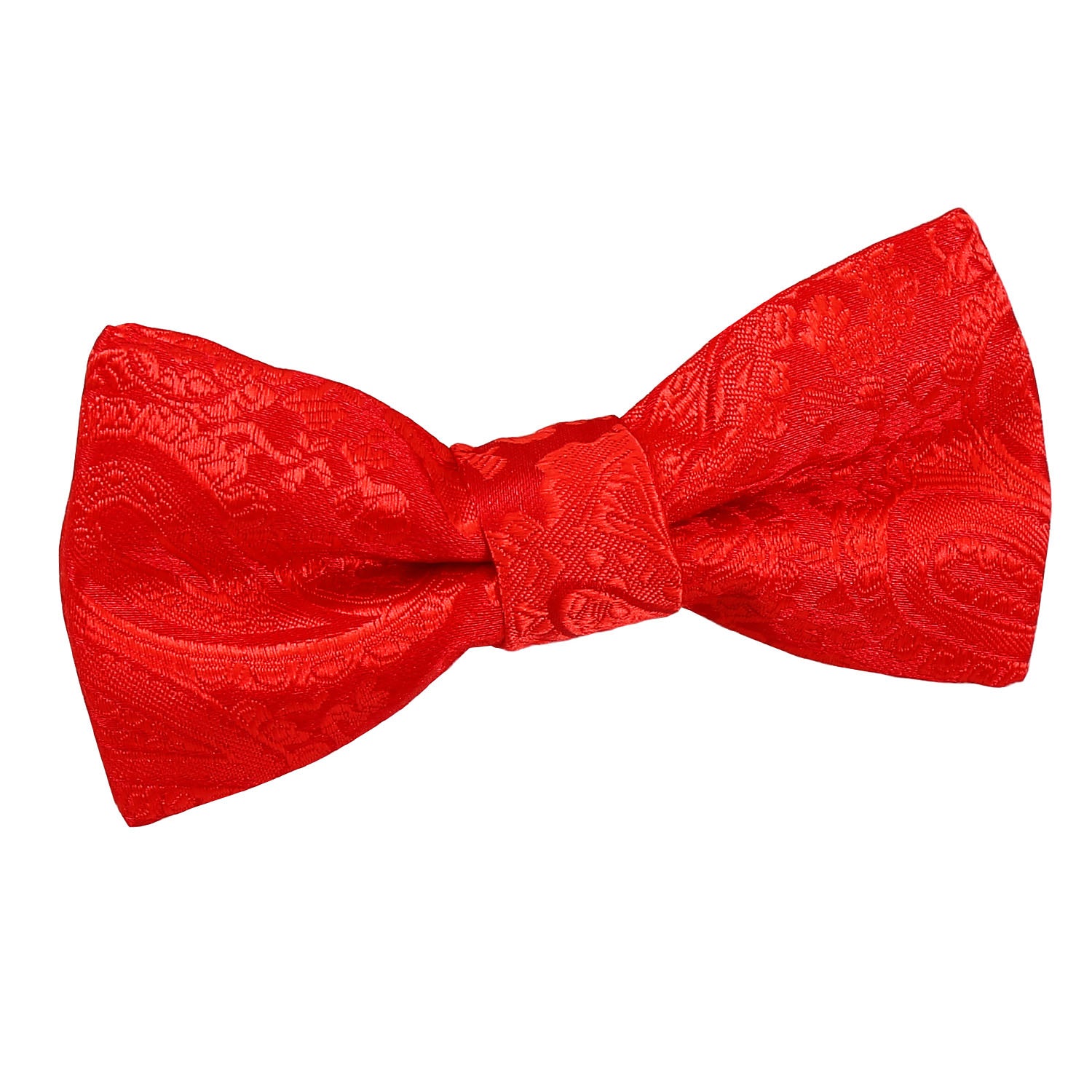 Paisley Pre-Tied Bow Tie - Boys - Ivory - Well Dapper