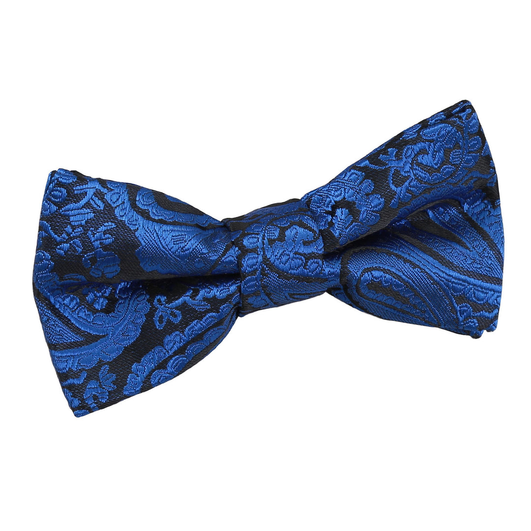 Paisley Pre-Tied Bow Tie - Boys - Ivory - Well Dapper