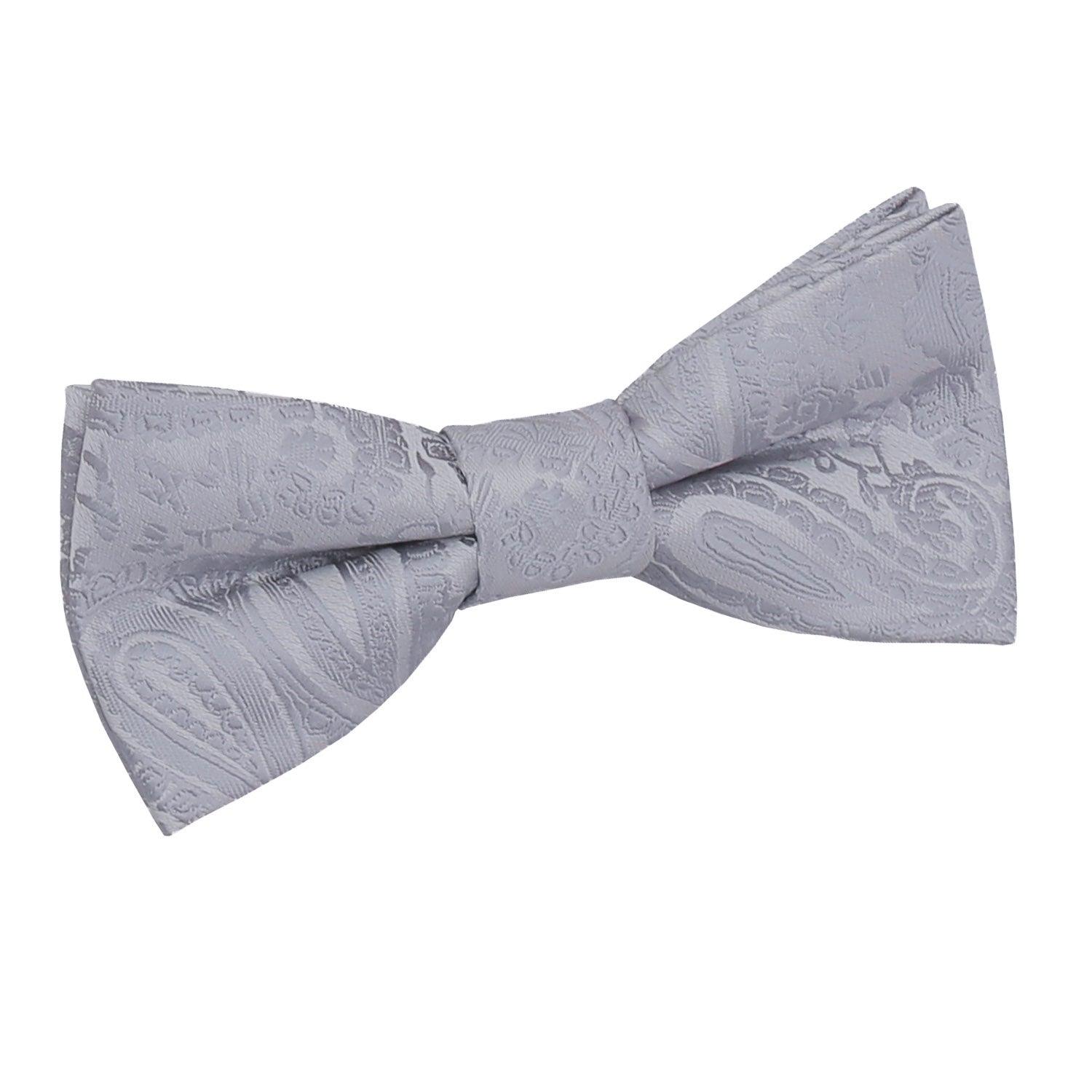 Paisley Pre-Tied Bow Tie - Boys - Ivory - Well Dapper