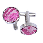 Paisley Cufflinks - Turquoise - Well Dapper