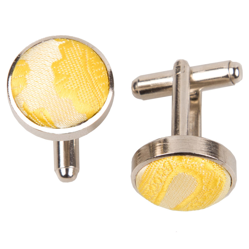 Gold Paisley Cufflinks