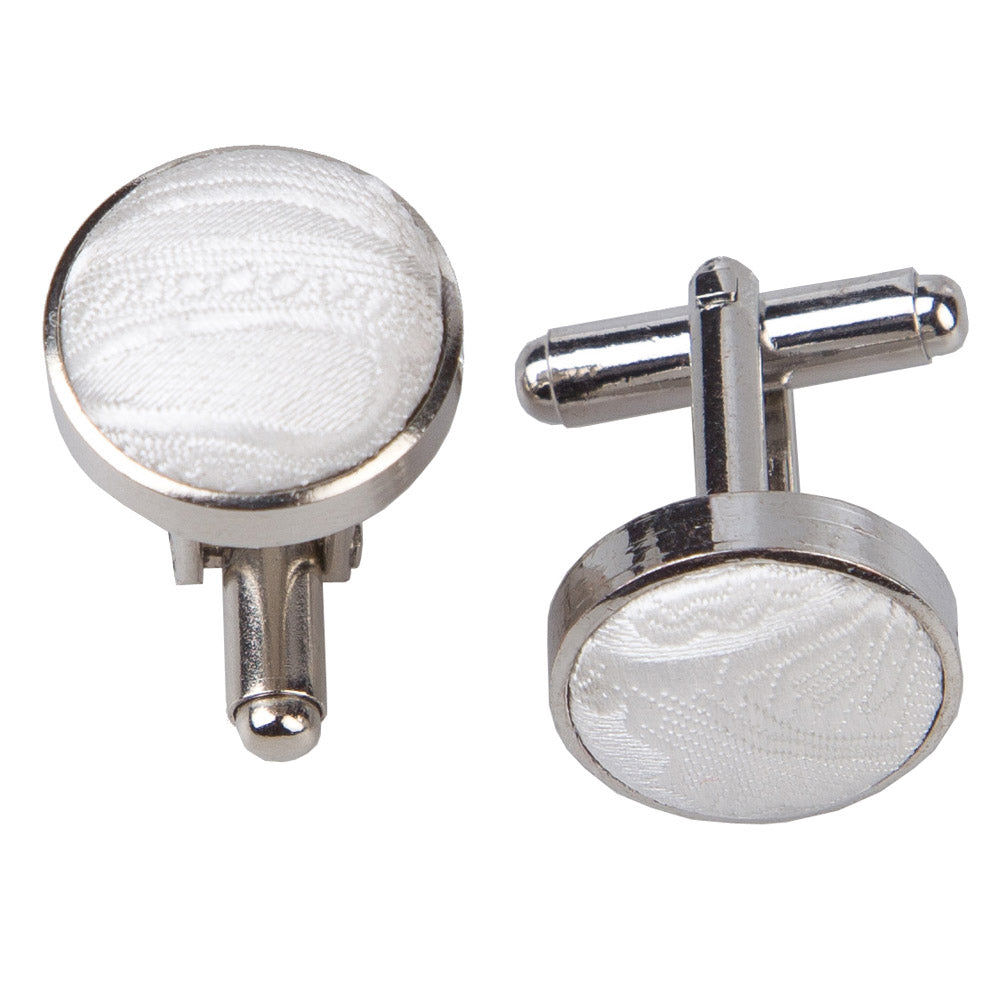 Ivory Paisley Cufflinks