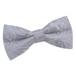 Paisley Pre-Tied Bow Tie - Baby Pink - Well Dapper