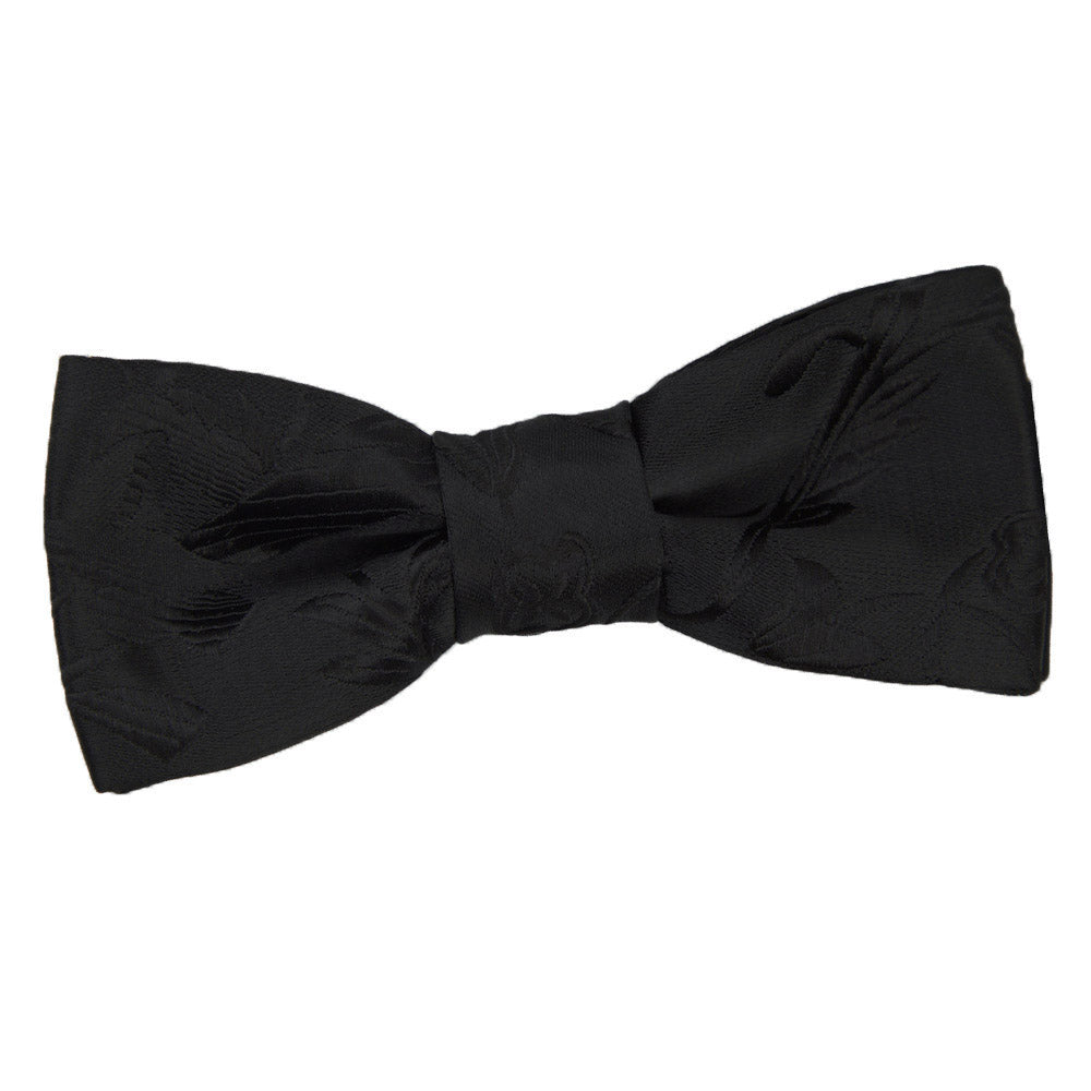 Passion Pre-Tied Bow Tie - Boys - Black and Purple - Well Dapper