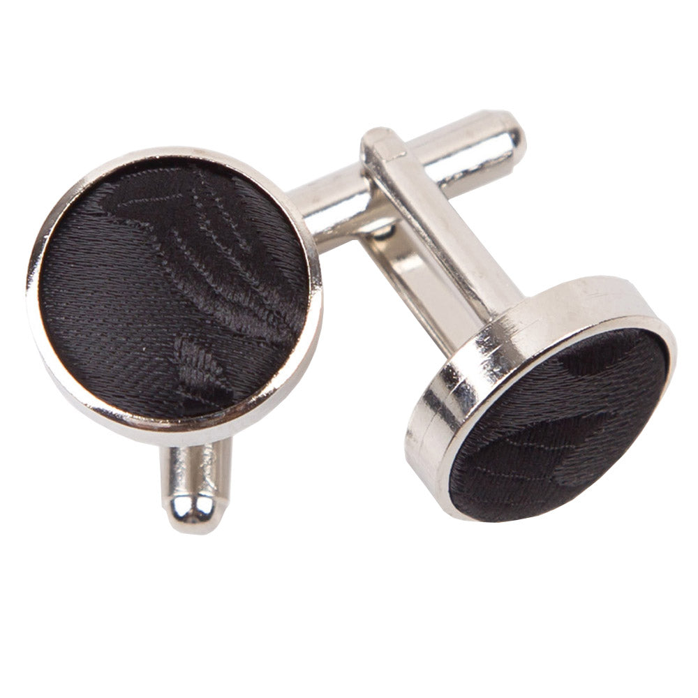 Passion Cufflinks - Black and Purple - Well Dapper