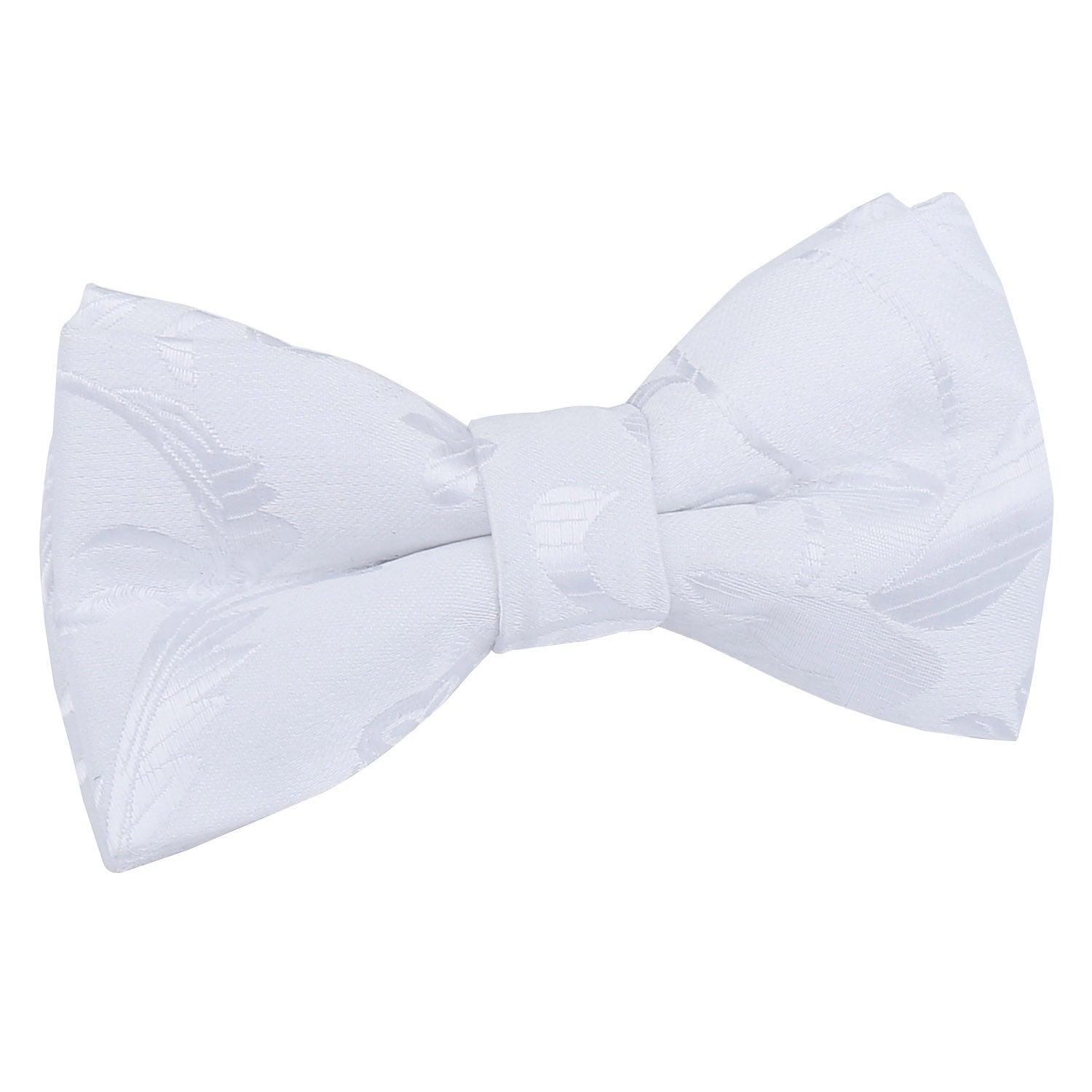 Passion Pre-Tied Bow Tie - Boys - Silver - Well Dapper