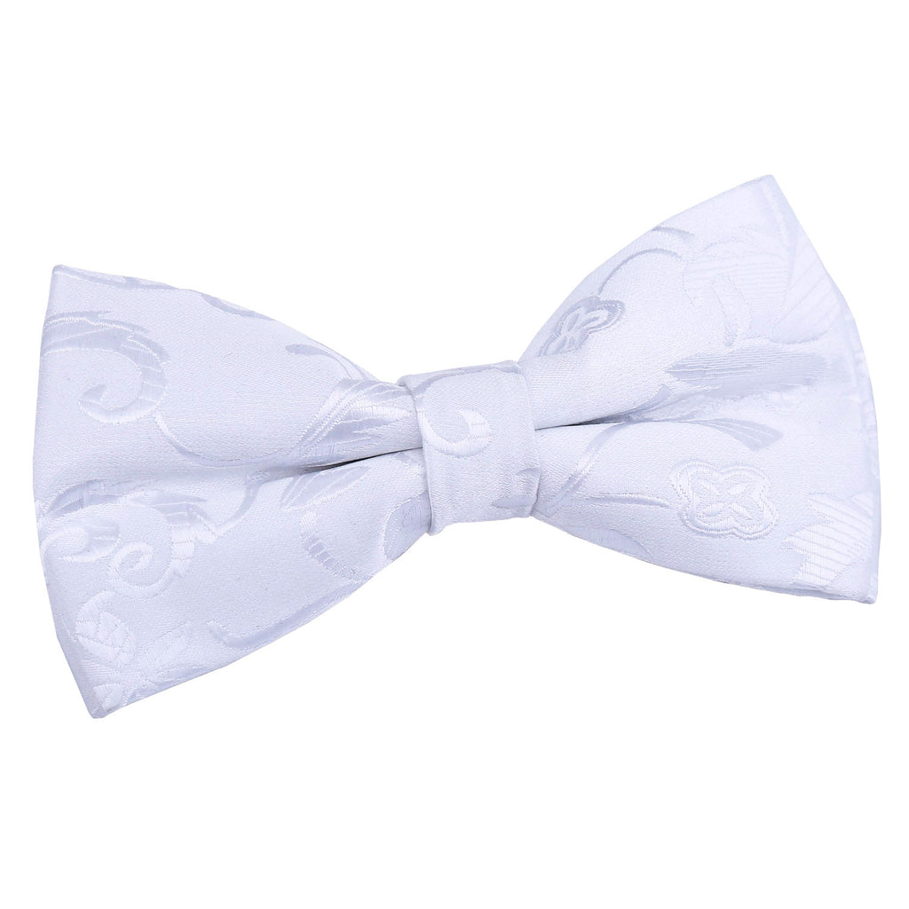 White Passion Pre Tied Bow Tie