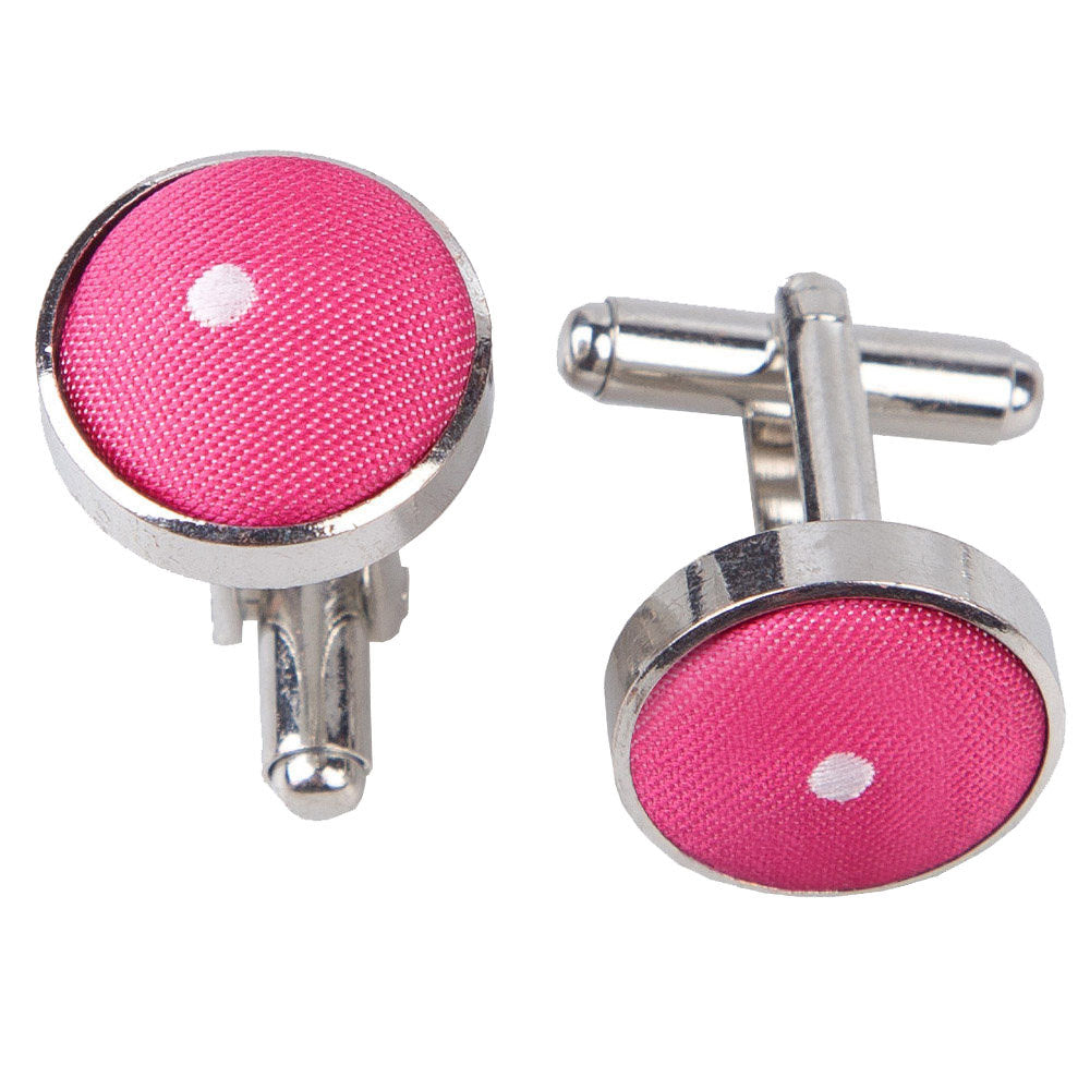 Pin Dot Cufflinks - Black - Well Dapper