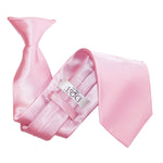 Plain Satin Clip-On Tie - Ivory - Well Dapper
