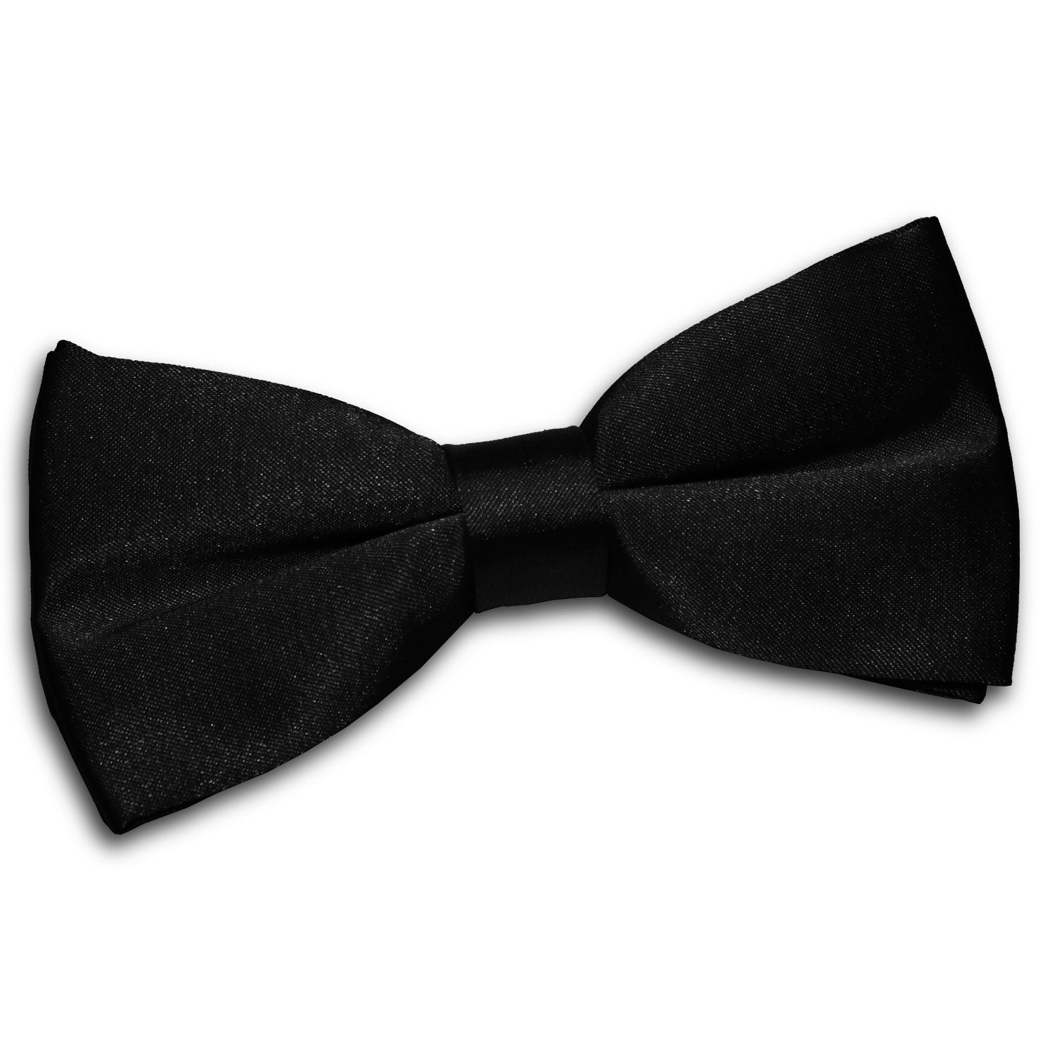 Plain Satin Pre-Tied Bow Tie - Emerald Green - Well Dapper