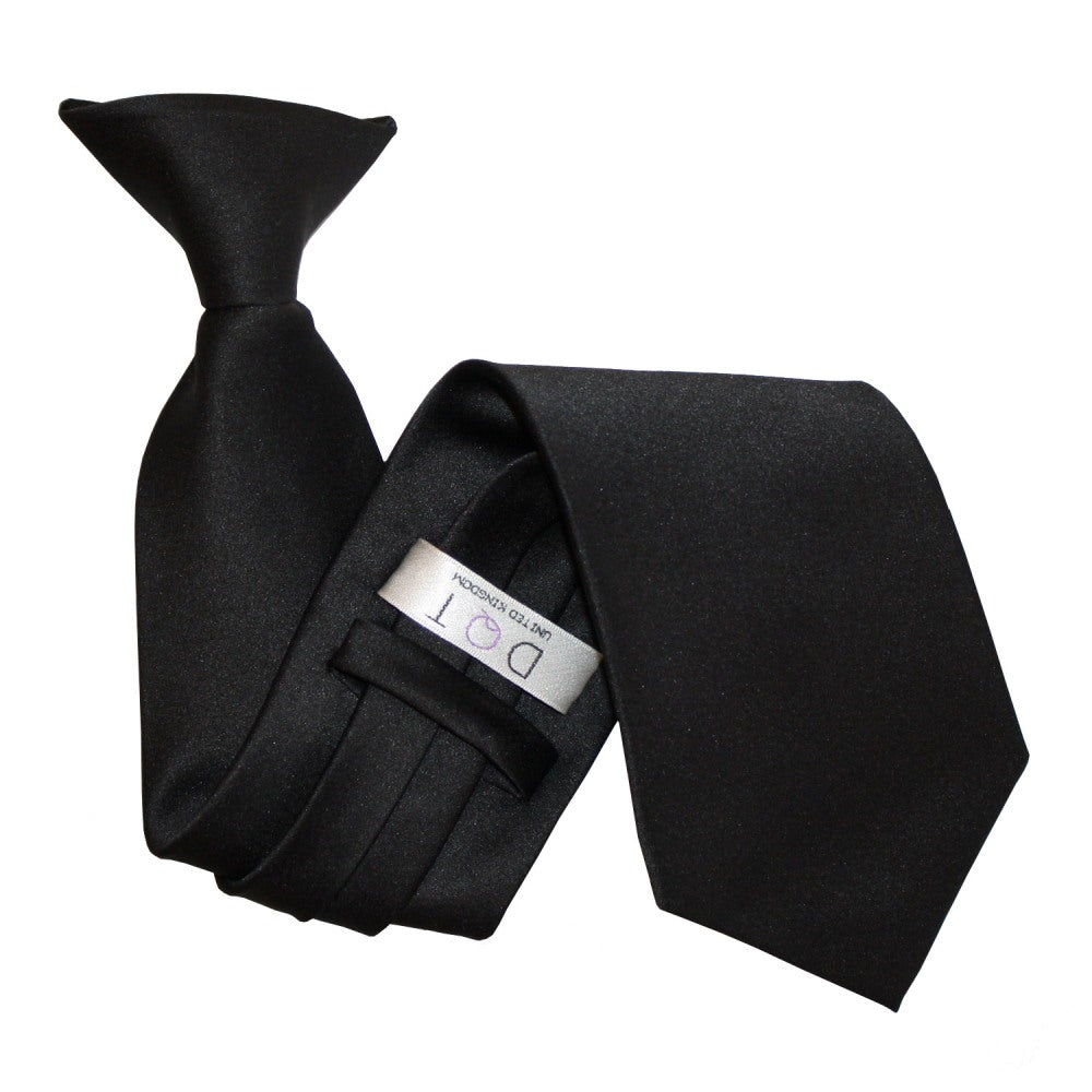 Plain Satin Clip-On Tie - Robin's Egg Blue - Well Dapper