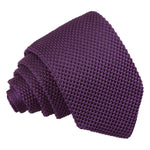 Plain Knitted Slim Tie - Royal Blue - Well Dapper