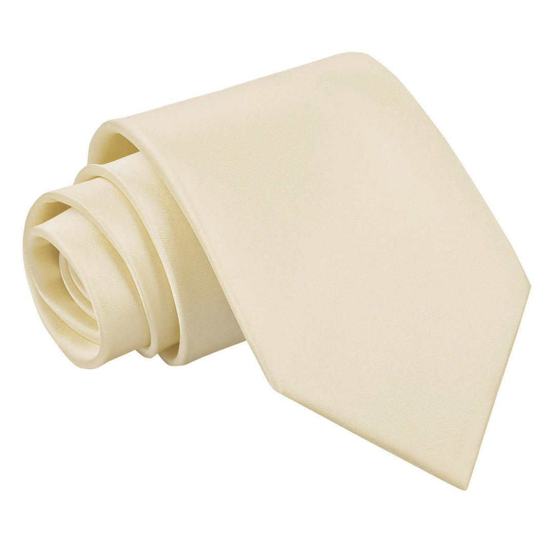 Plain Satin Extra Long Tie - Mulberry - Well Dapper
