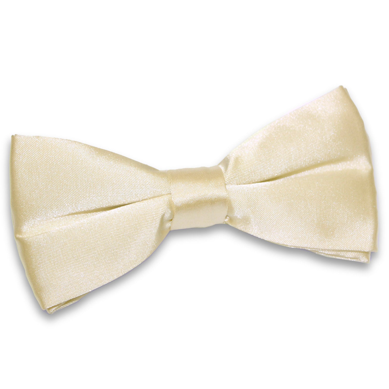 Plain Satin Pre-Tied Bow Tie - Mint Green - Well Dapper