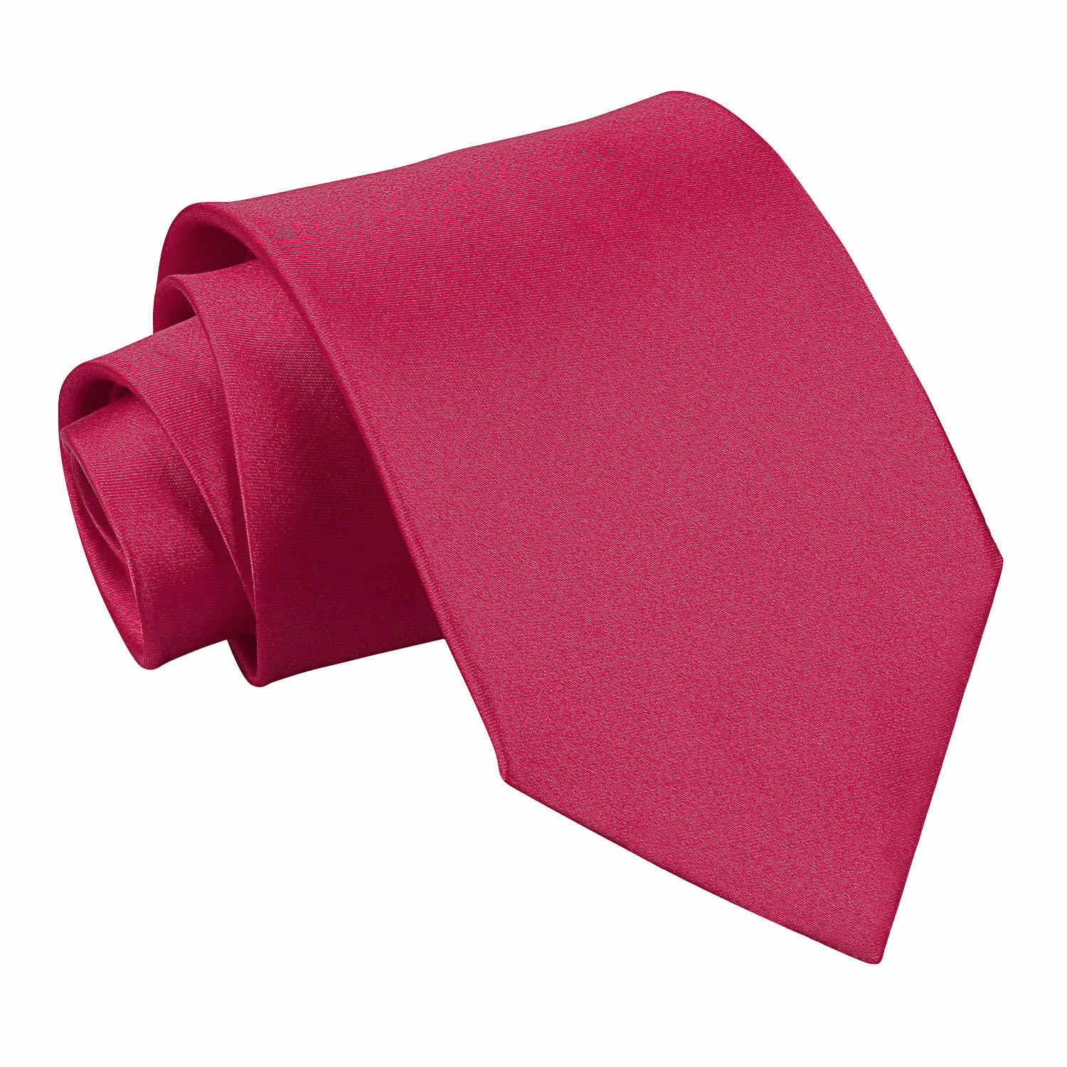 Plain Satin Classic Tie - Ivory - Well Dapper