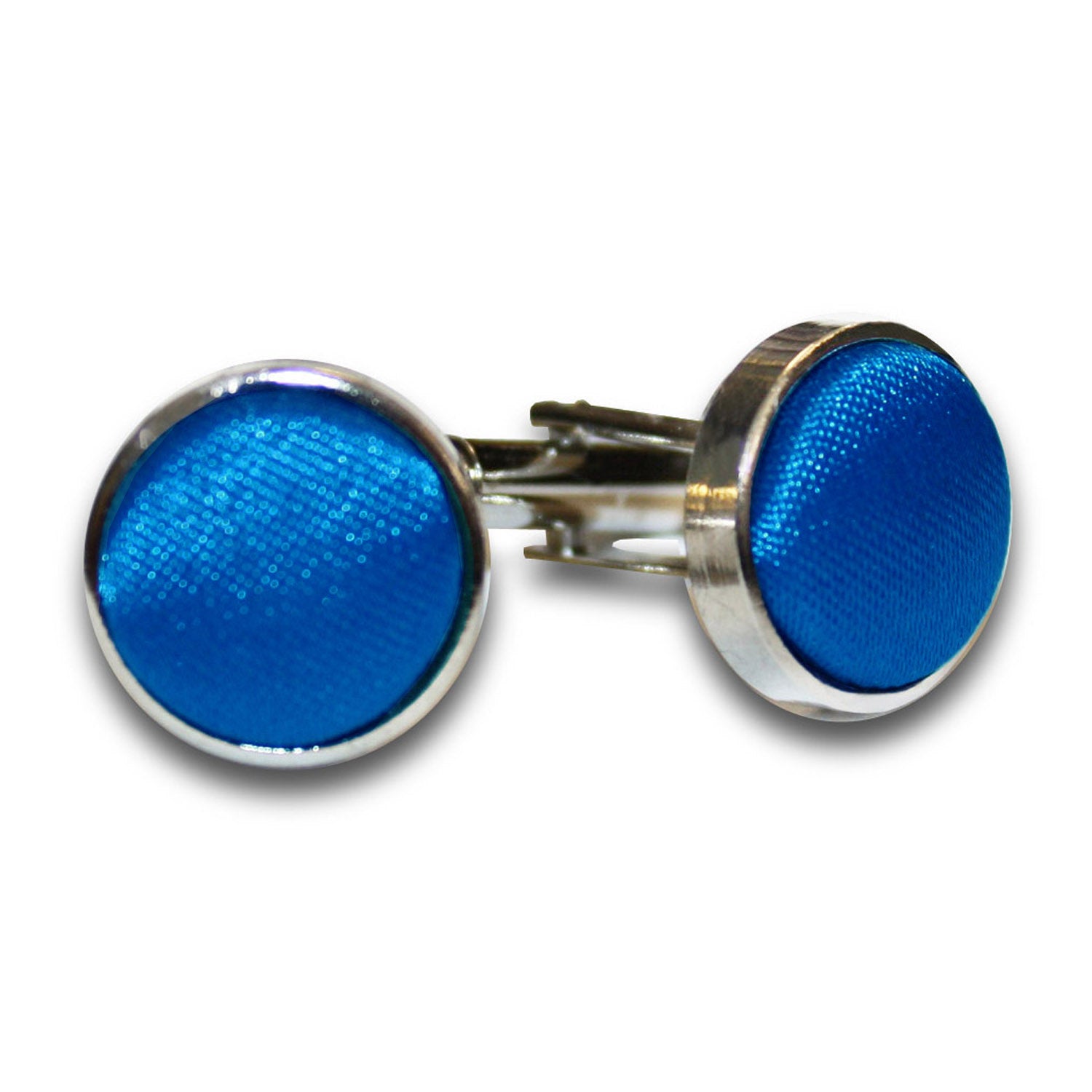 Plain Satin Cufflinks - Red - Well Dapper