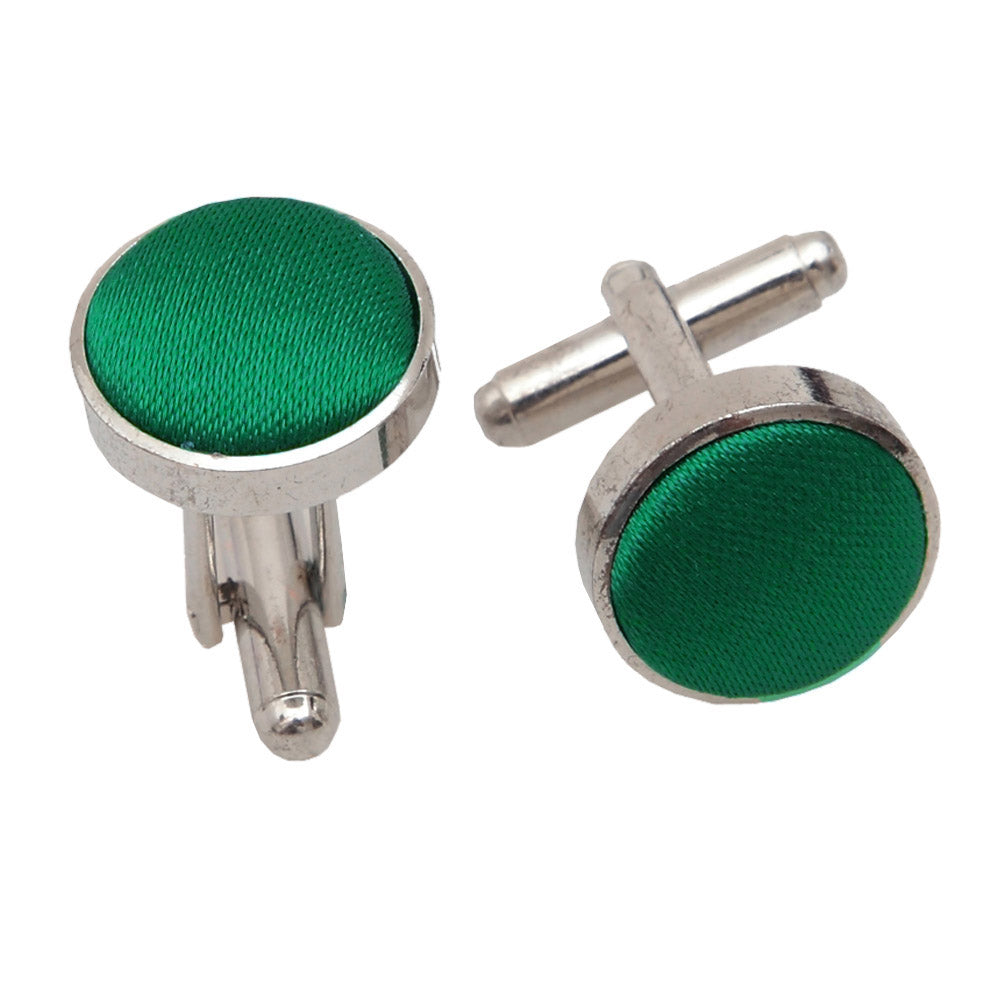 Plain Satin Cufflinks - Marigold - Well Dapper