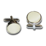 Plain Satin Cufflinks - Emerald Green - Well Dapper