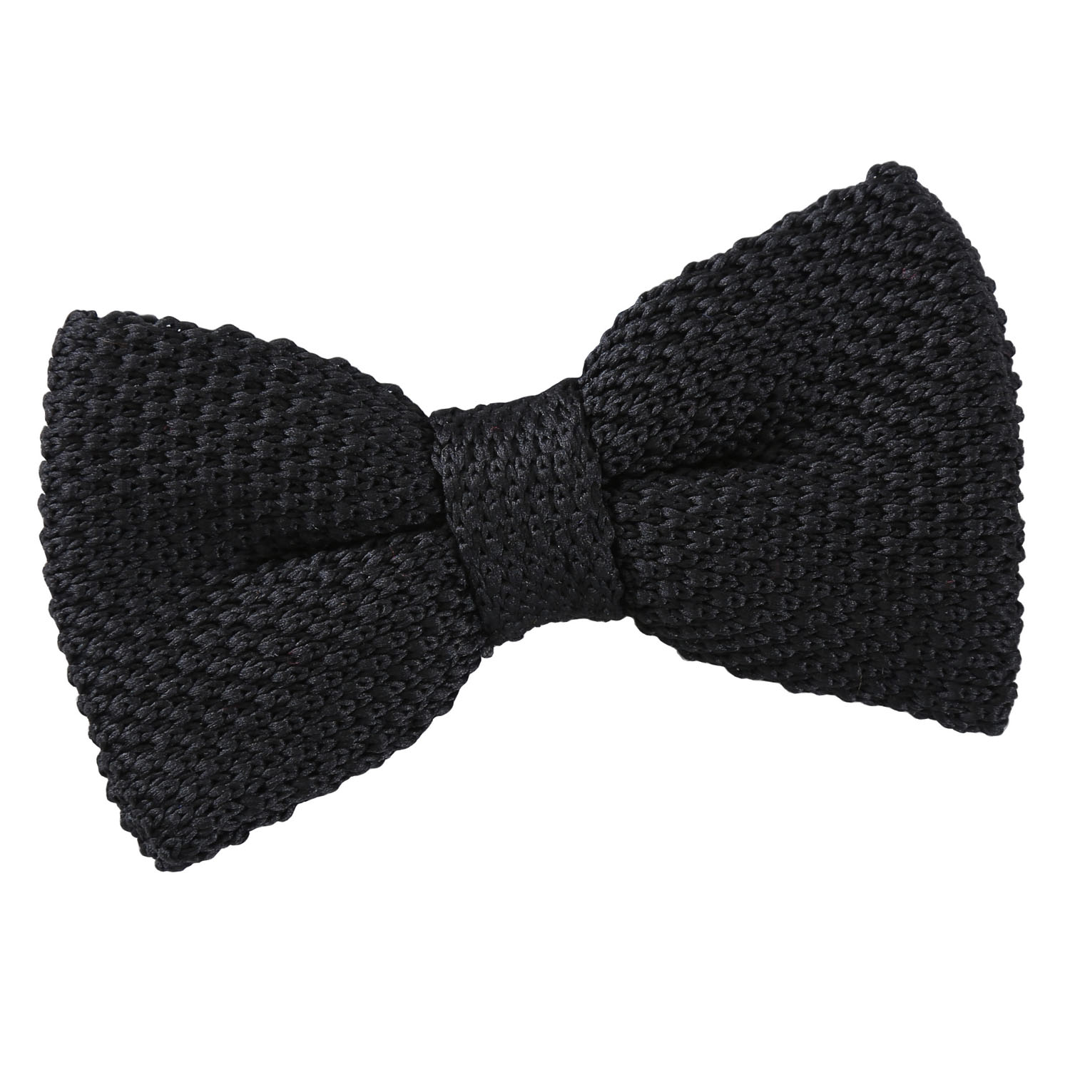 Plain Knitted Pre-Tied Bow Tie - Boys - Forest Green - Well Dapper