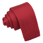 Plain Knitted Tie - Boys - Flamingo Pink - Well Dapper