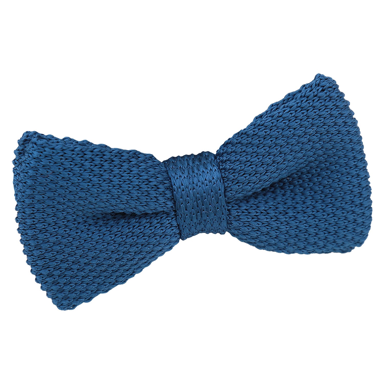Plain Knitted Pre-Tied Bow Tie - Boys - Strawberry Pink - Well Dapper