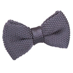 Plain Knitted Pre-Tied Bow Tie - Boys - Burgundy - Well Dapper