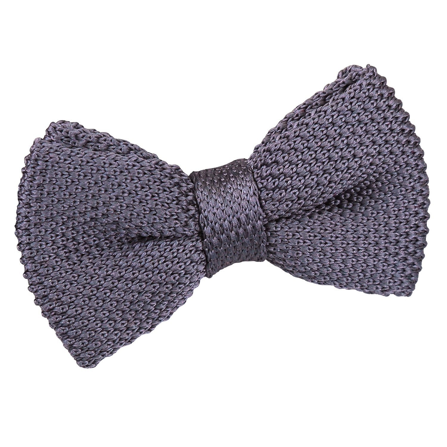 Plain Knitted Pre-Tied Bow Tie - Boys - Strawberry Pink - Well Dapper