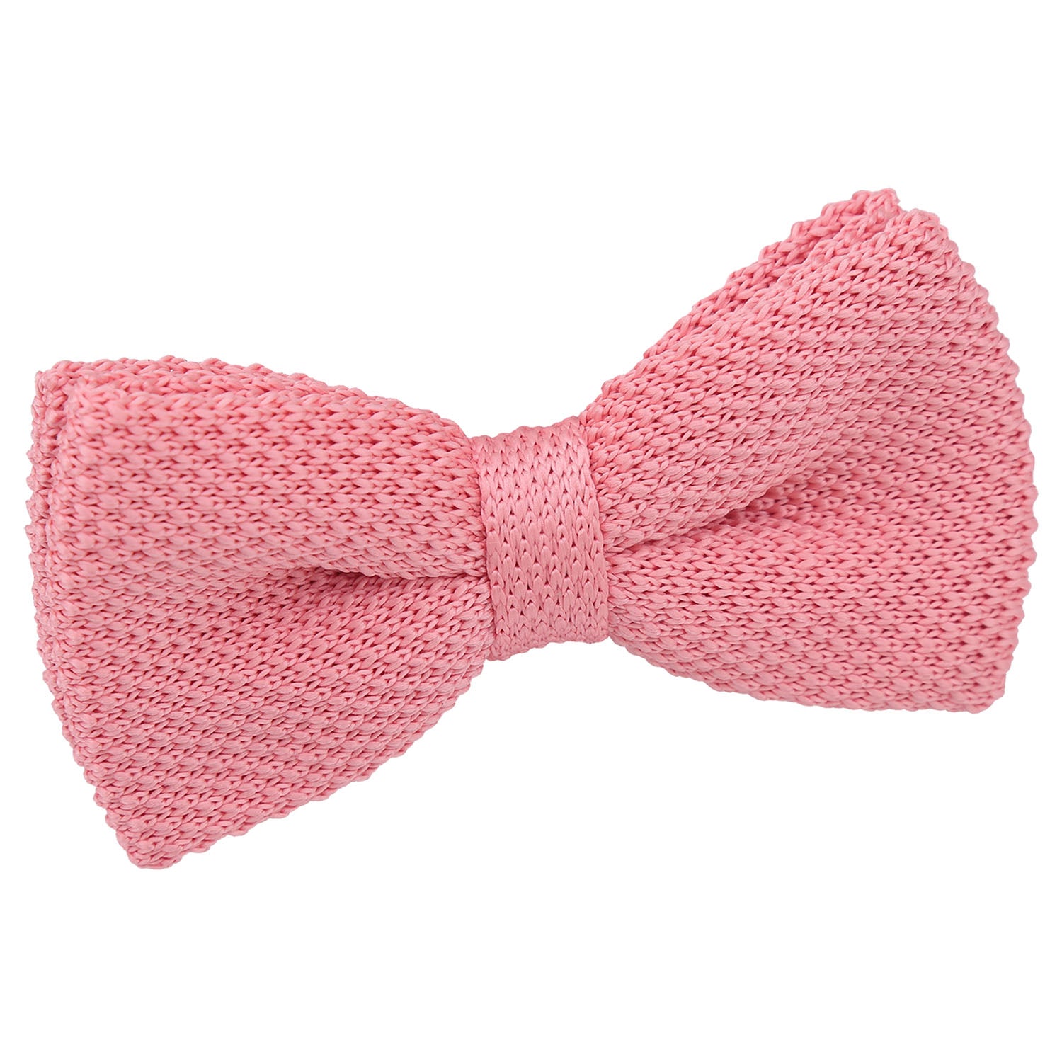 Plain Knitted Pre-Tied Bow Tie - Forest Green - Well Dapper