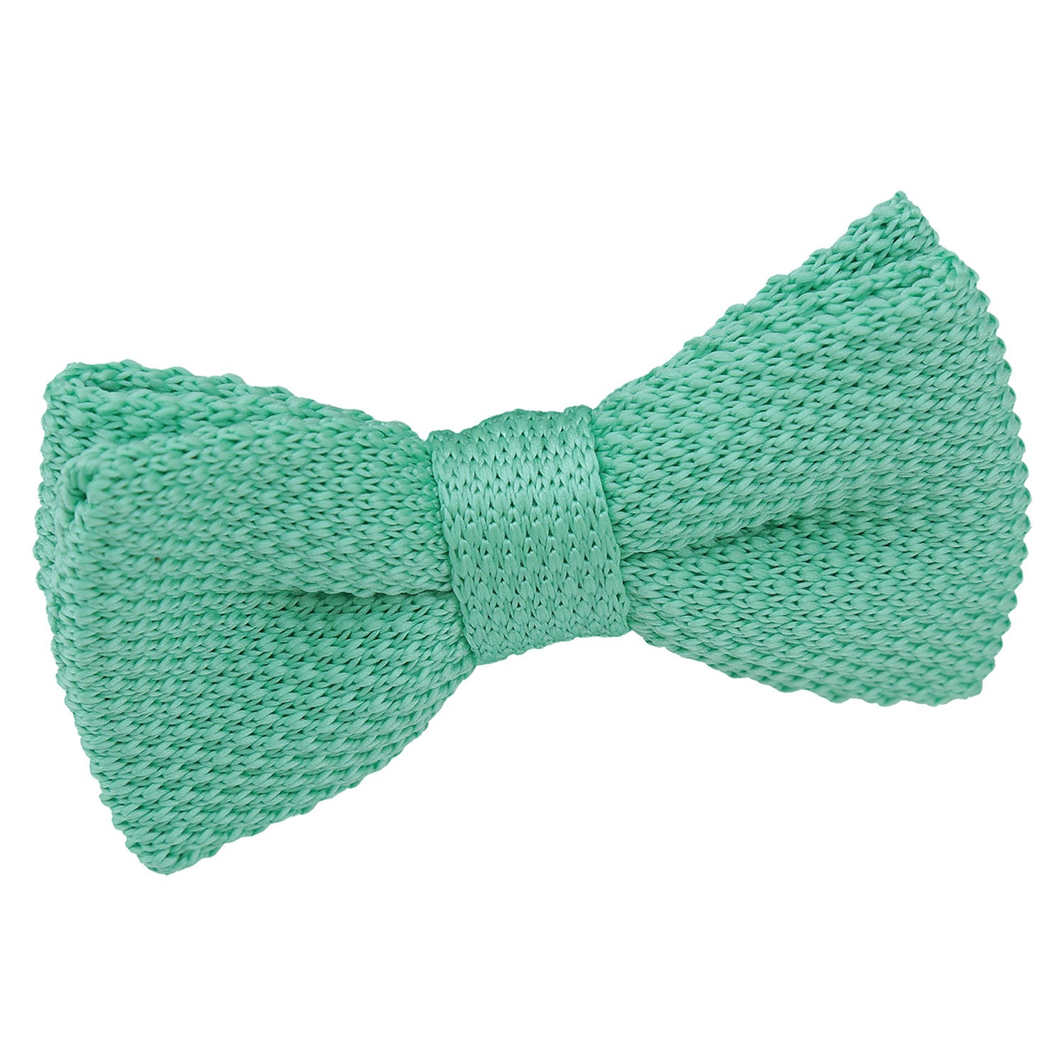 Plain Knitted Pre-Tied Bow Tie - Boys - Strawberry Pink - Well Dapper