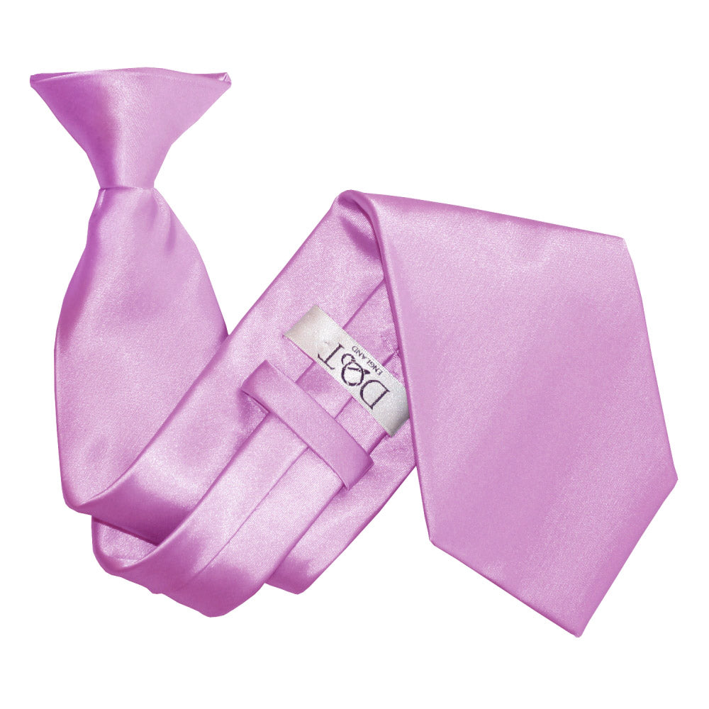 Lilac Plain Satin Clip