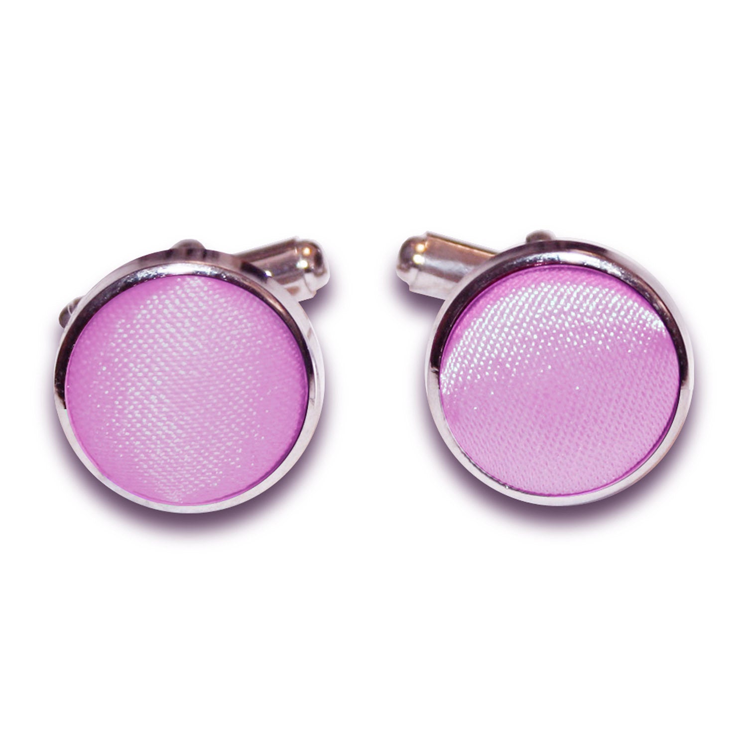 Plain Satin Cufflinks - Plum - Well Dapper