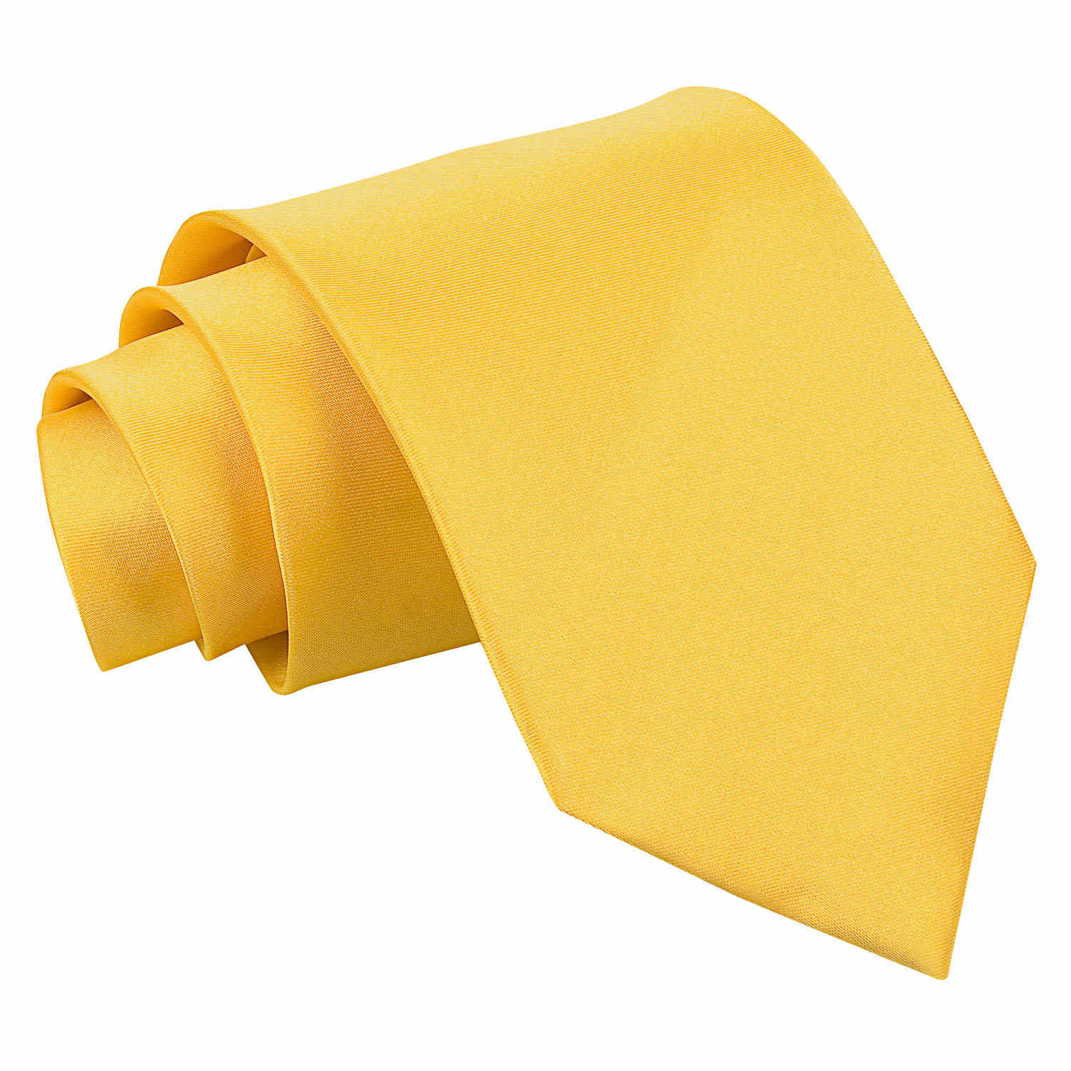 Plain Satin Extra Long Tie - Champagne - Well Dapper