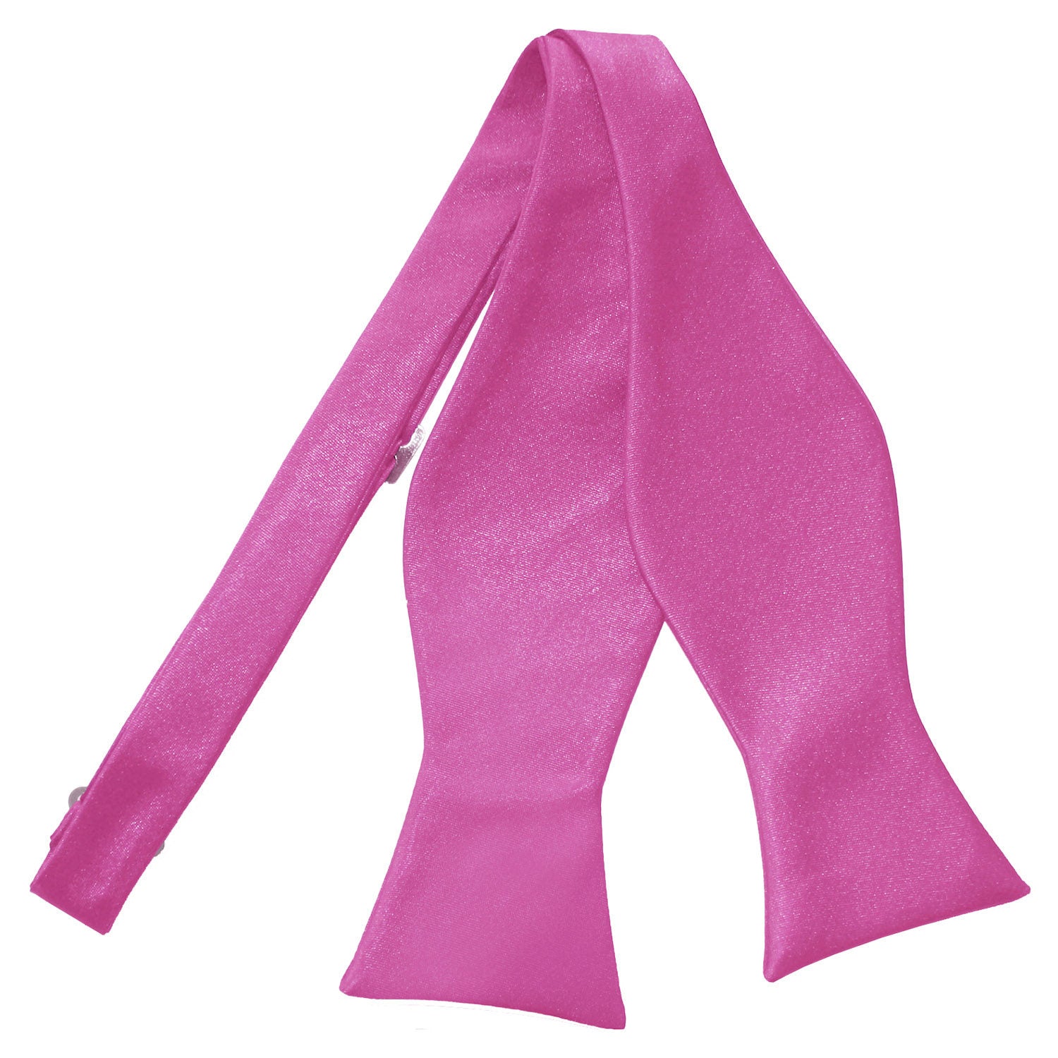 Plain Satin Self-Tie Bow Tie - Baby Pink - Well Dapper