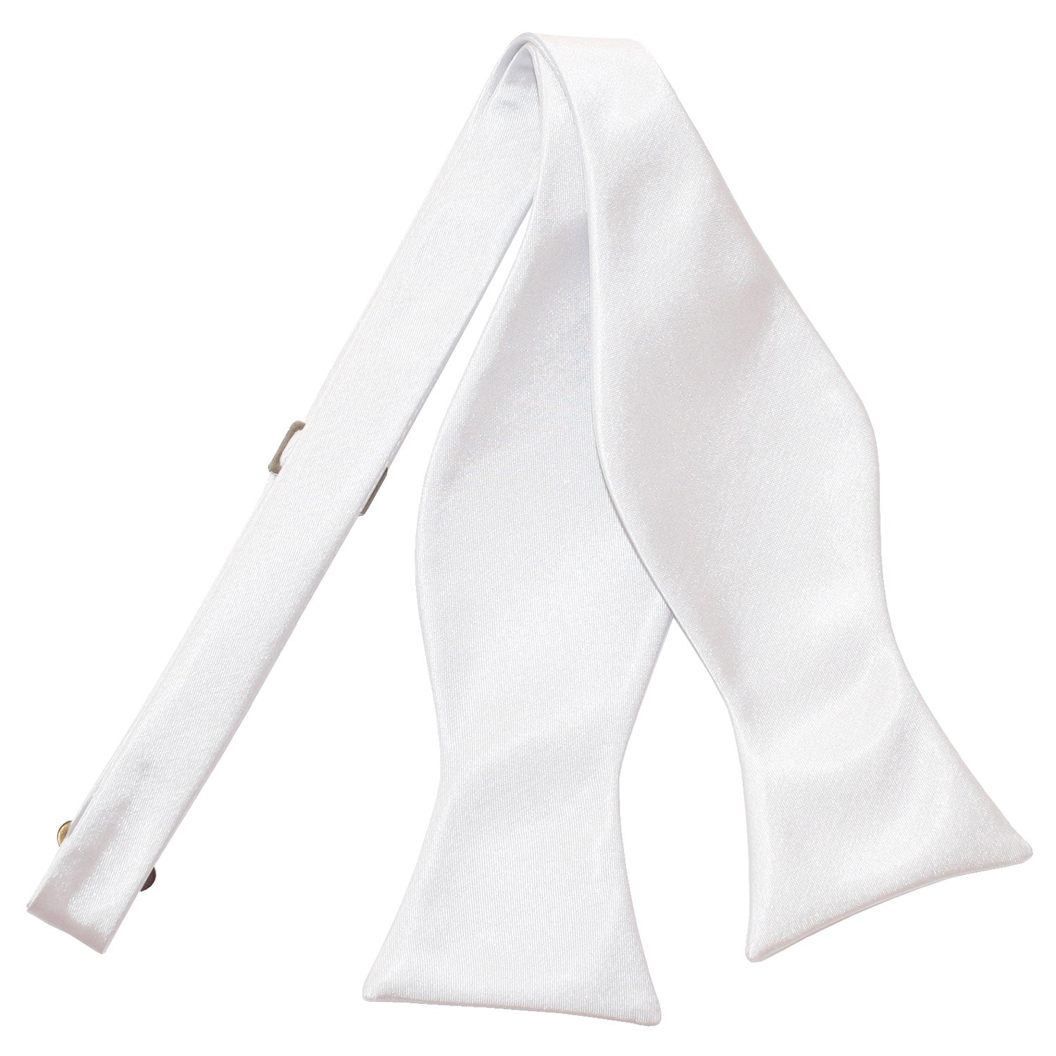 Plain Satin Self-Tie Bow Tie - Marigold - Well Dapper