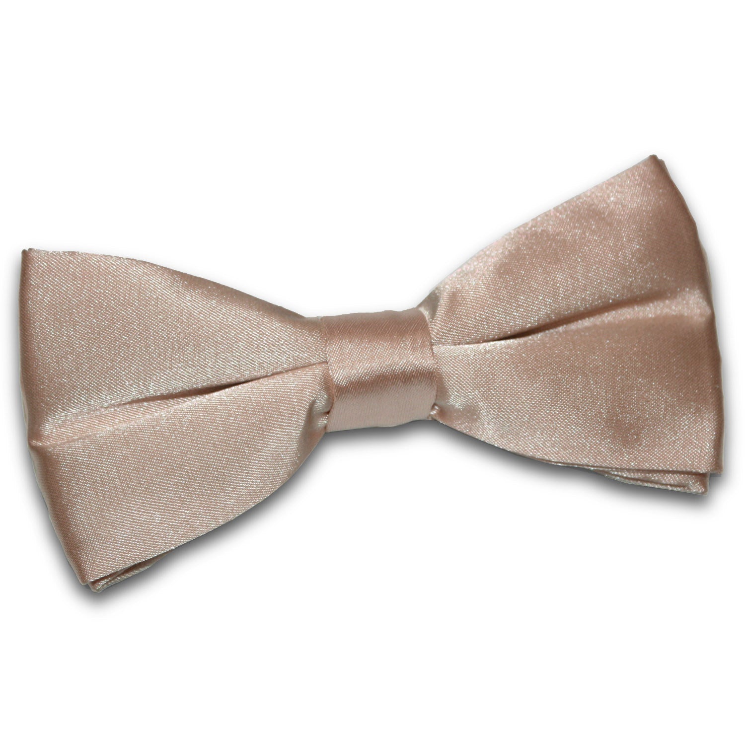 Plain Satin Pre-Tied Bow Tie - Burnt Orange - Well Dapper